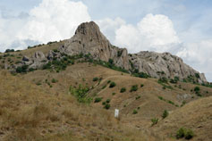 Скалы возле поселка Курортное