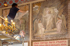 Реставрация икон в храме