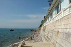 Симеиз гостиница Лиго Морская на берегу моря. Бронированье гостиниц