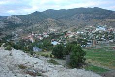Вид на Судак с Крепостной горы