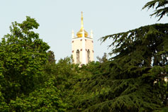 Колокольня церкви Иоанна Златоуста на Поликуровском холме